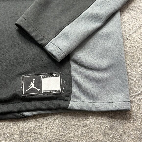 Nike Jordan Track Jacket Women 2XL Black Gray Colorblock Full Zip Knit - Picture 5 of 15